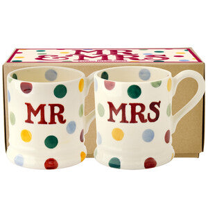 Emma Bridgewater- Polka Dot Mr and Mrs