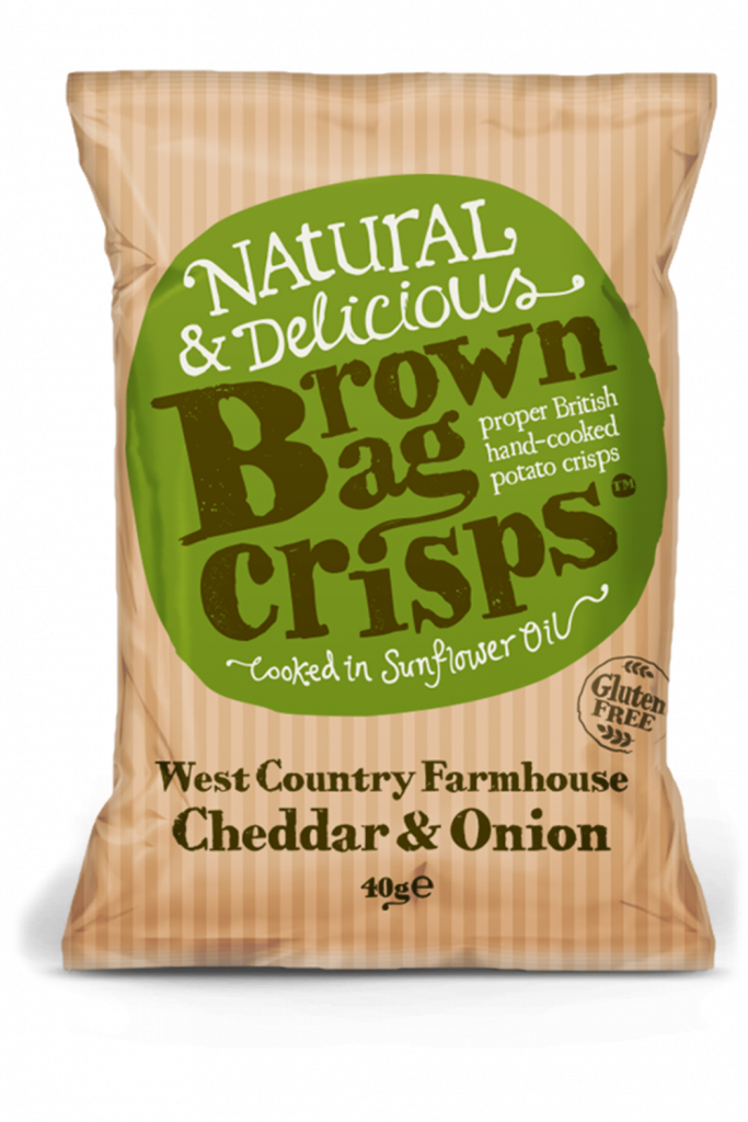 West Country Farmhouse Cheddar and Onion Crisps 40g