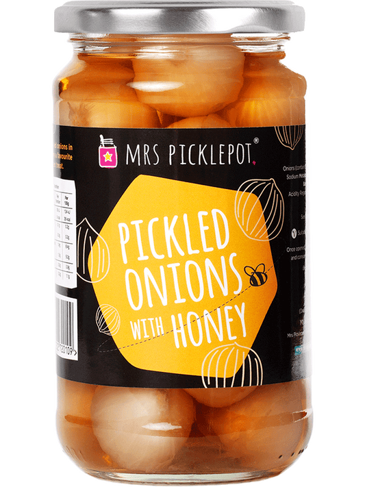 Pickled onions with Honey