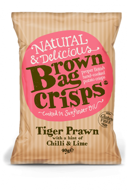 Tiger Prawn with a hint of chilli and lime Crisps 40g